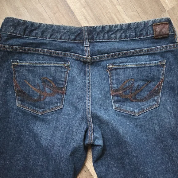 Express Dark Blue Stella Boot Cut Jeans - Picture 6 of 8